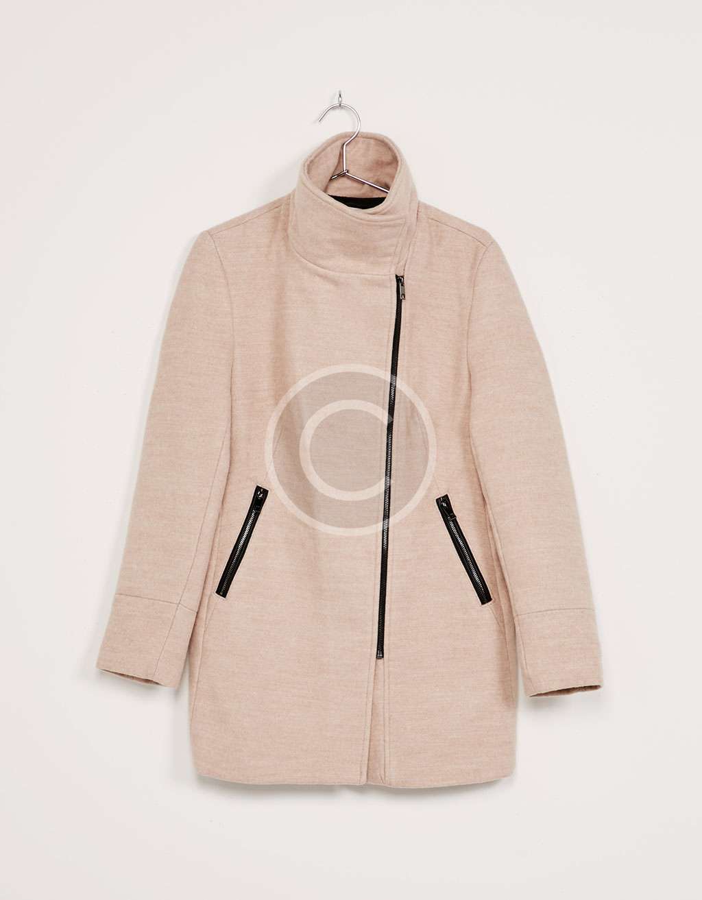 Pleated Coat With Flared Sleeves - Image 5