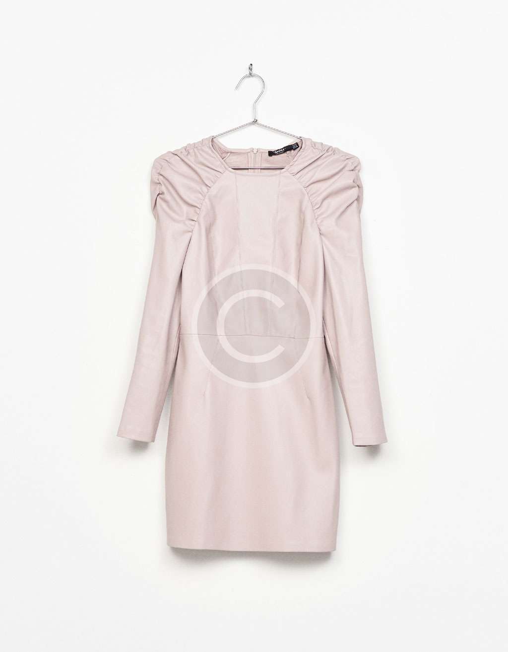 Printed Pink Long-Sleeve Dress - Image 5